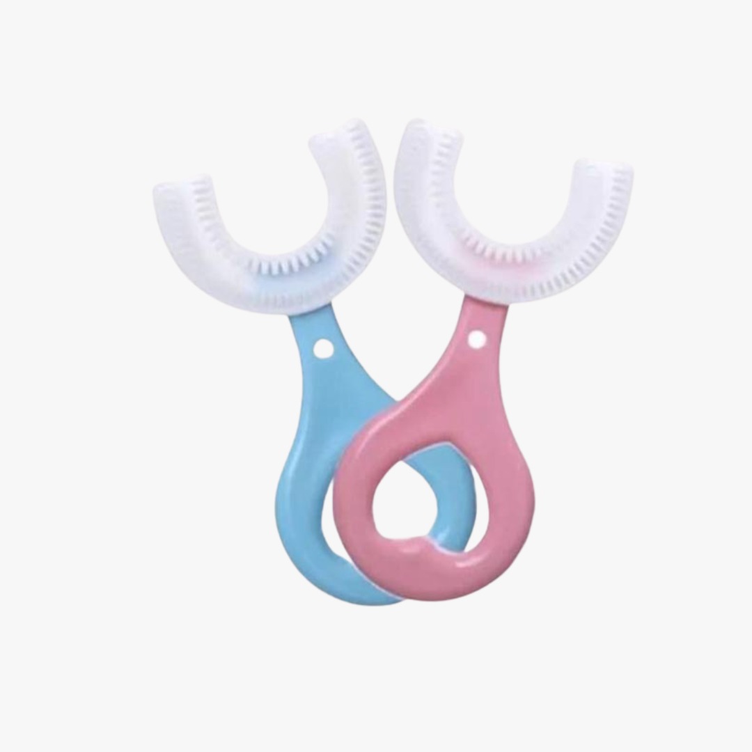 360-Degree Silicone U-Shaped Kids Toothbrush